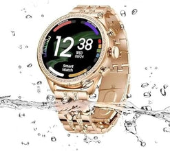 Diamond Strap HD Display 2 Straps Bluetooth Calling Smartwatch for Mens and Womens