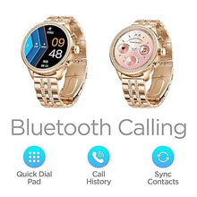 Diamond Strap HD Display 2 Straps Bluetooth Calling Smartwatch for Mens and Womens