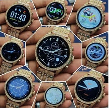 Diamond Strap HD Display 2 Straps Bluetooth Calling Smartwatch for Mens and Womens