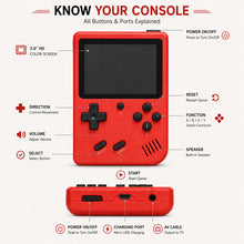 400 in 1 Retro Handheld Gaming Console for Kids & Adults – Portable Mini Video Game Console with Built-in Classic Games