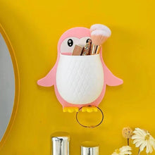 Penguin Toothbrush Holder/Brush Stand/Pen Holder/Kitchen/Bedroom/Office Plastic Toothbrush Holder