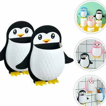 Penguin Toothbrush Holder/Brush Stand/Pen Holder/Kitchen/Bedroom/Office Plastic Toothbrush Holder